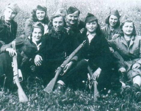 Cankarjeva women's brigade, Slovenia, May 1943